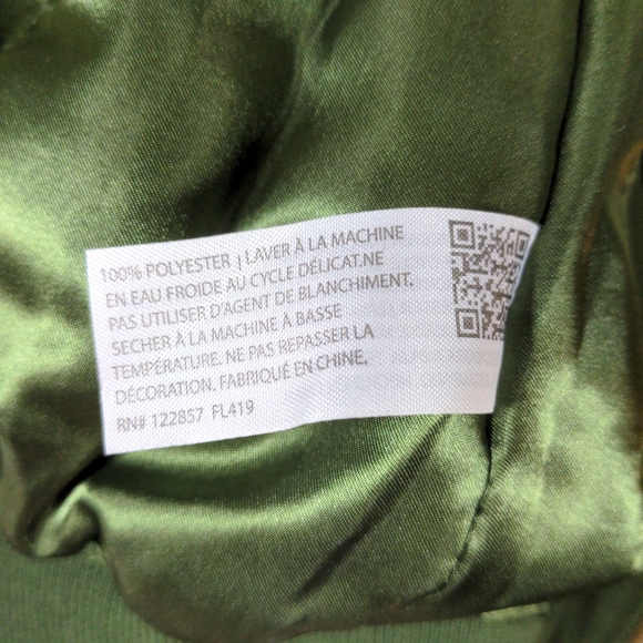 Lightning Bolt Ink Olive Green Promotional Bomber Jacket - Picture 4 of 9